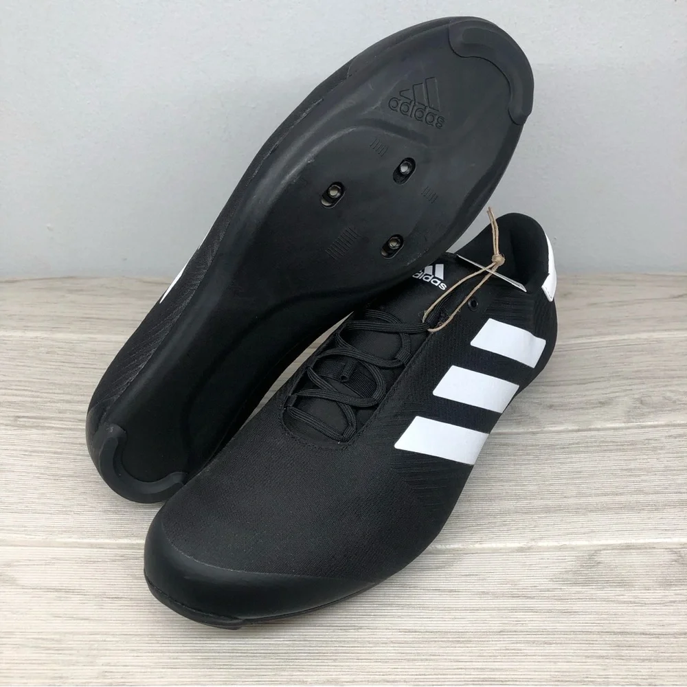 Adidas Cycling The Road Shoe Black/White FW4457 Men’s Size 11.5 - Picture 1 of 7